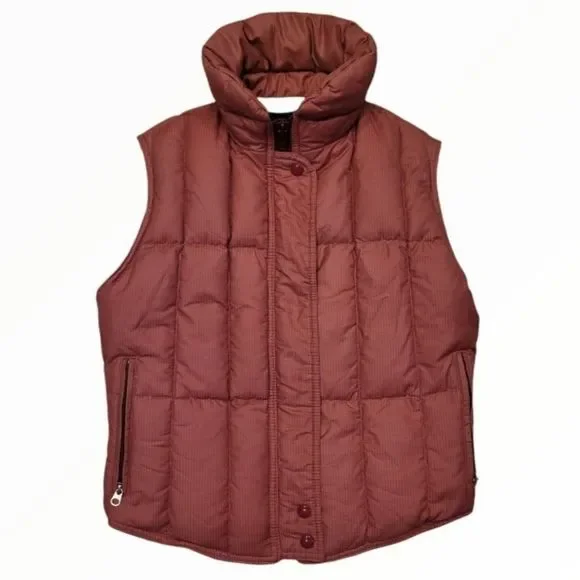 GOOSE DOWN 1ST DOWN Salt lake city Pink Mauve Vest - Picture 1 of 7